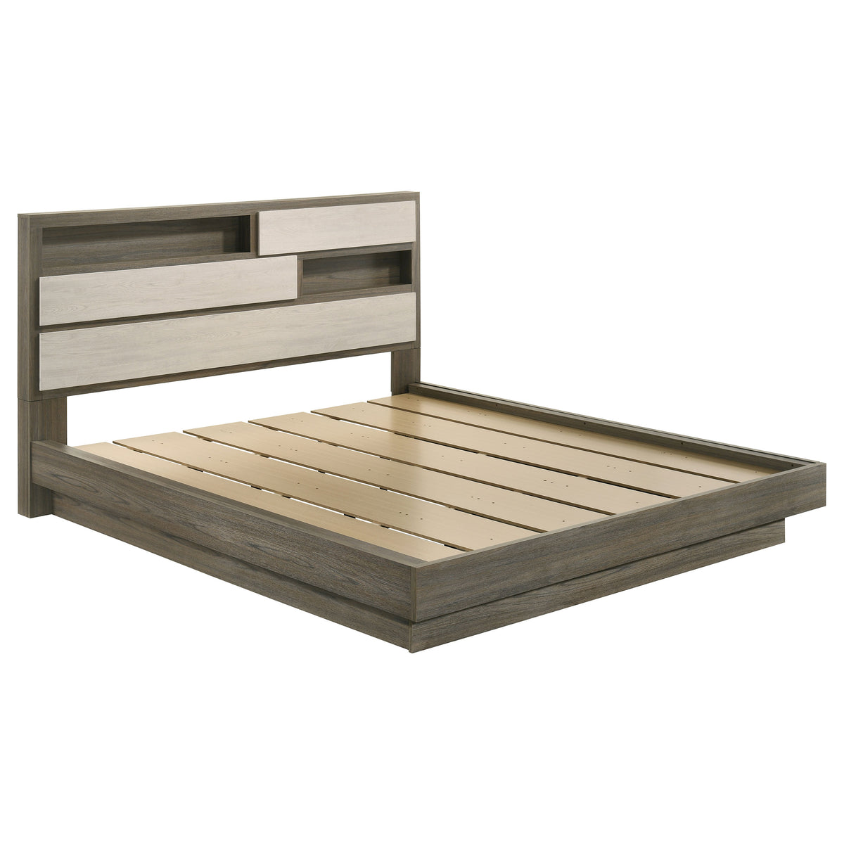 Fenwick 4-piece Bedroom Set Grey Oak - California King