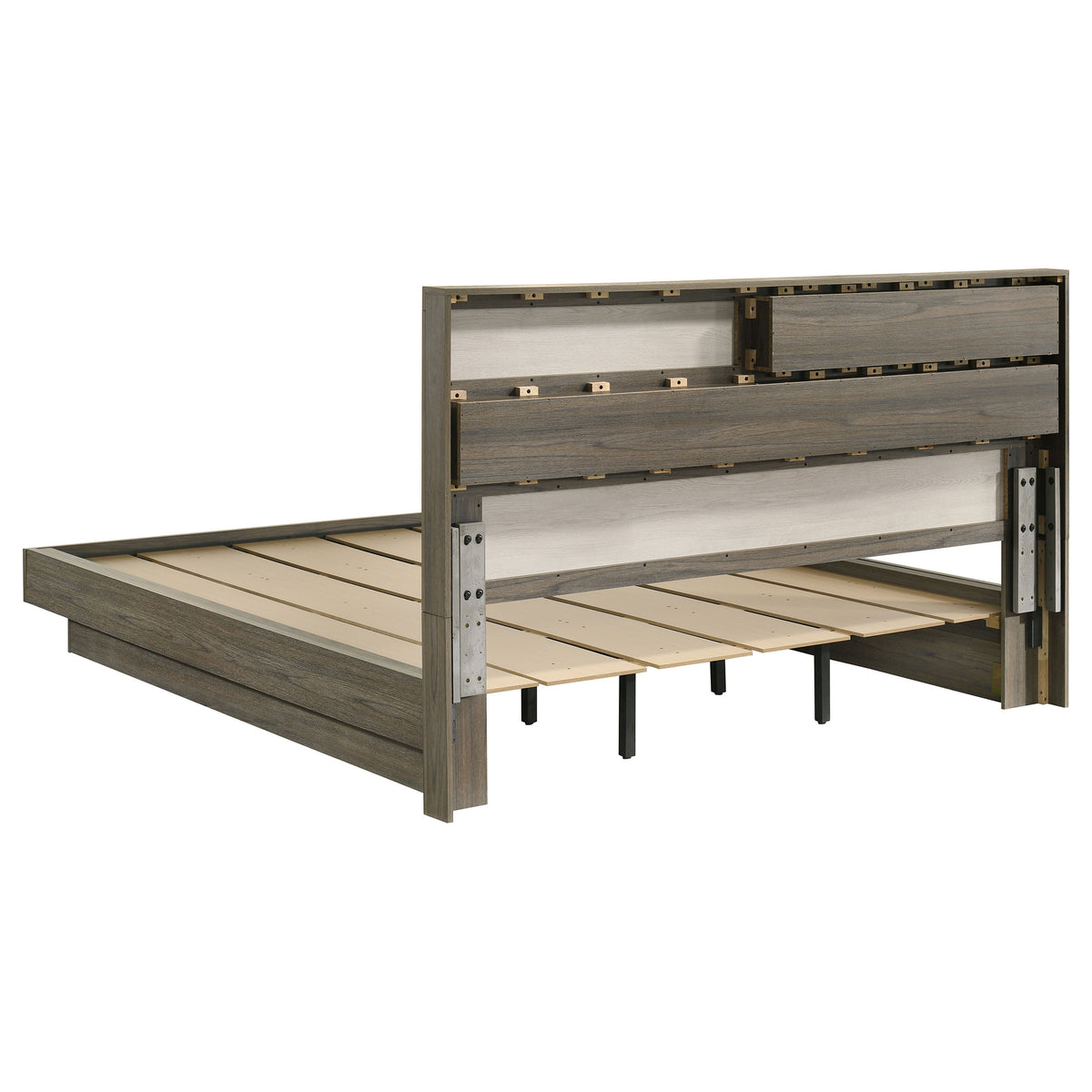 Fenwick 4-piece Bedroom Set Grey Oak - California King