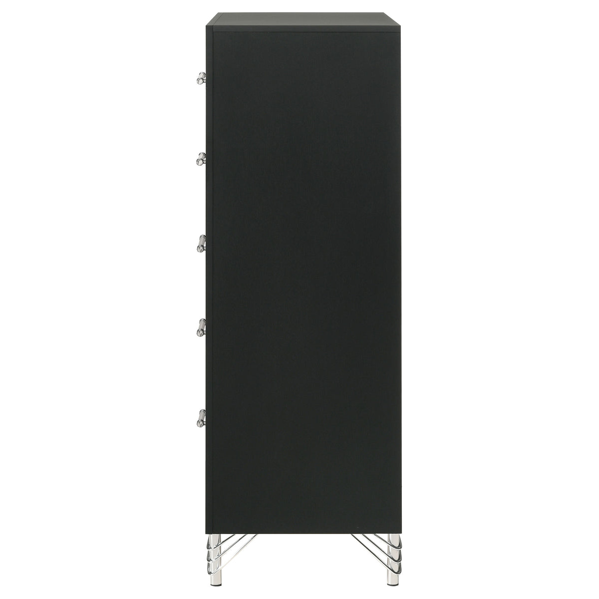 Lucia 5-drawer Bedroom Chest of Drawers - Black