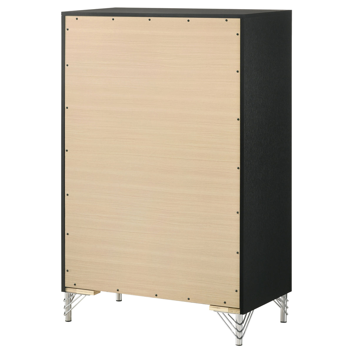 Lucia 5-drawer Bedroom Chest of Drawers - Black