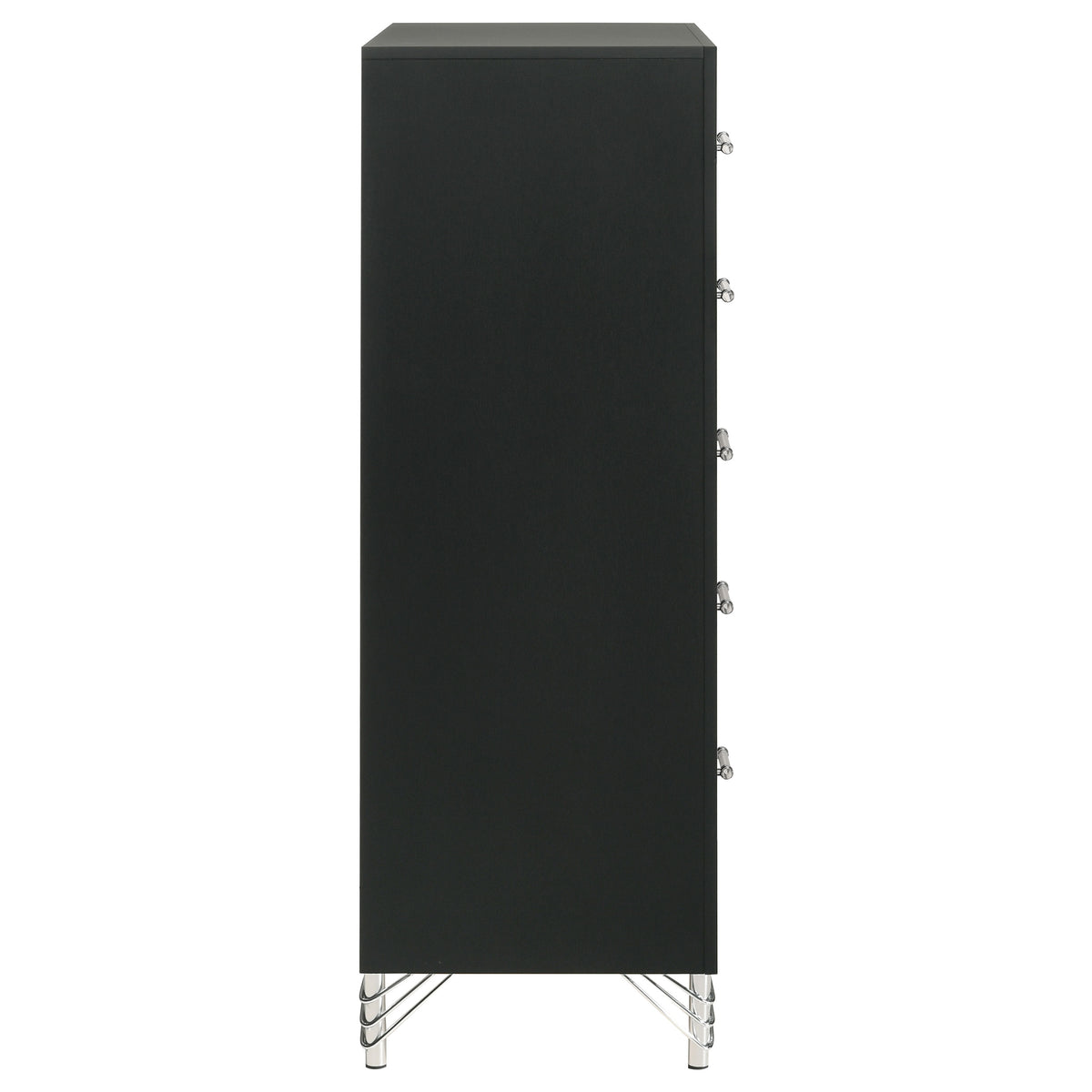 Lucia 5-drawer Bedroom Chest of Drawers - Black