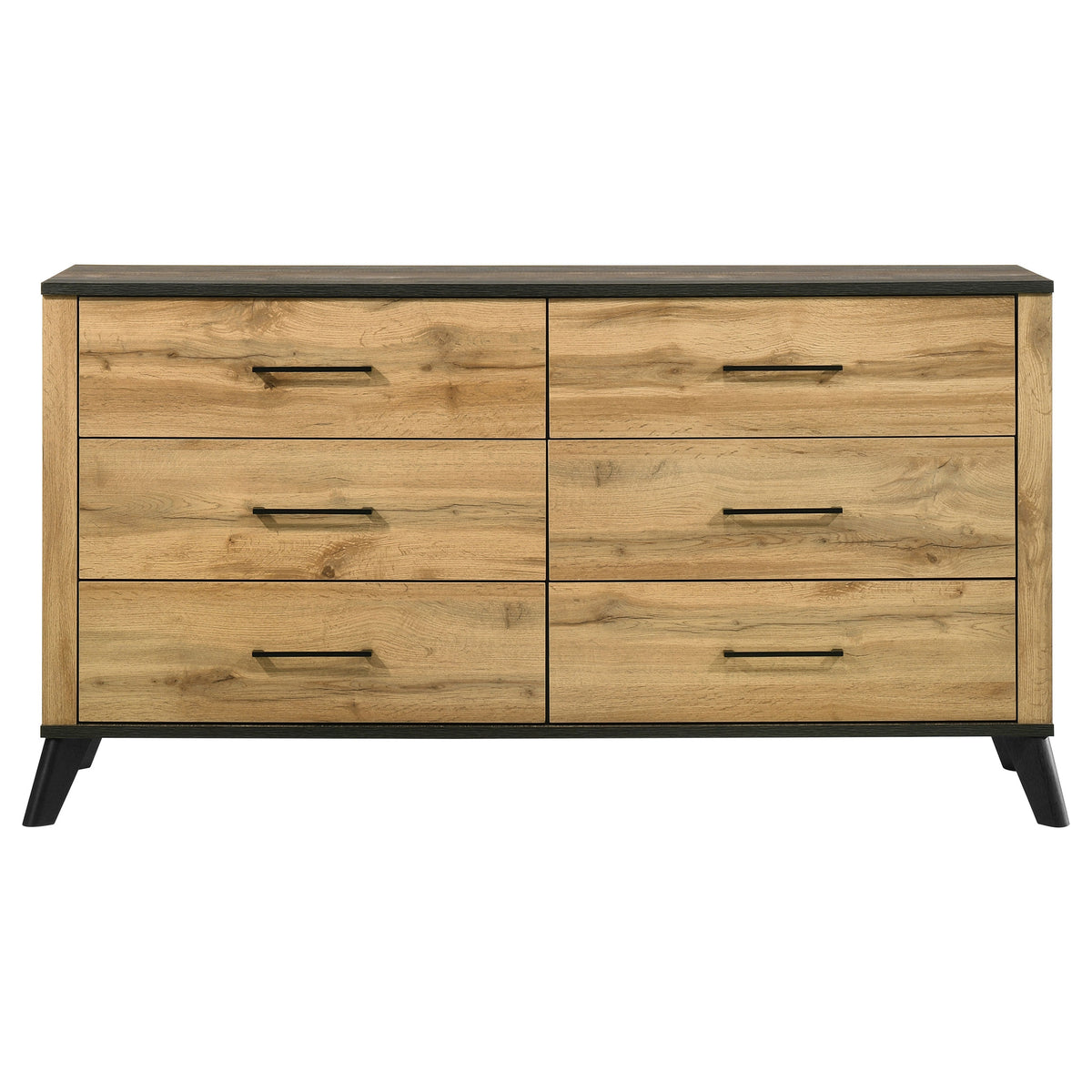 Kaywood 6-drawer Dresser Natural Pine - Without Mirror