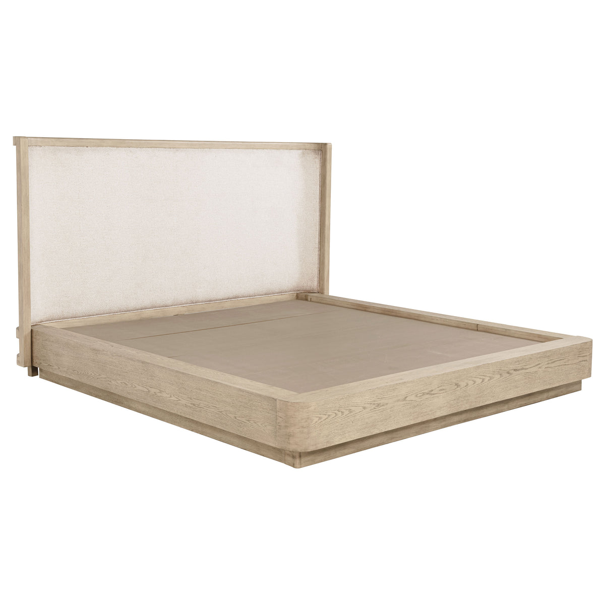 Kailani 52-inch Wingback Bed Beige Oak - California King