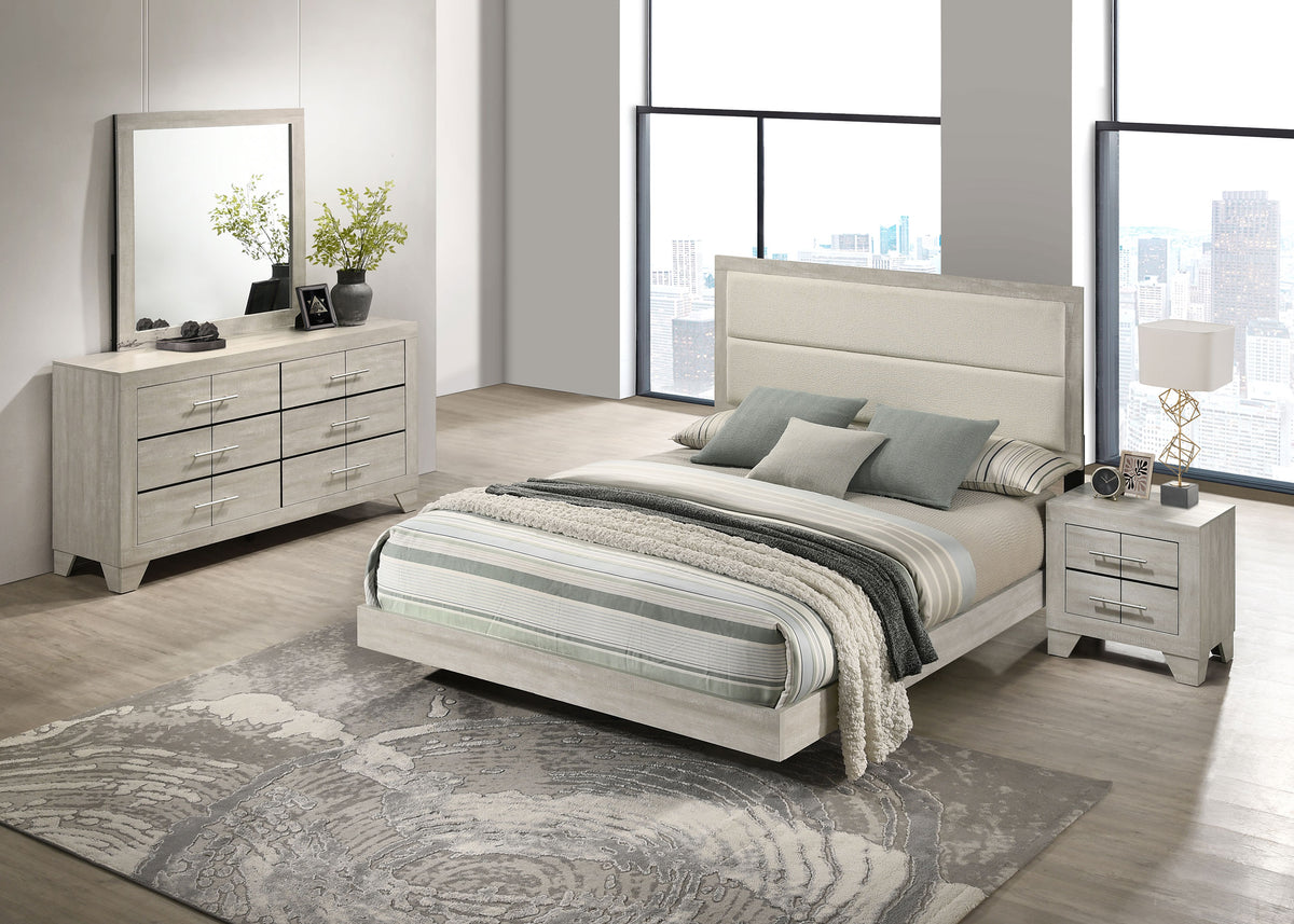 Trenton 4-piece Bedroom Set Rustic Cream - Full