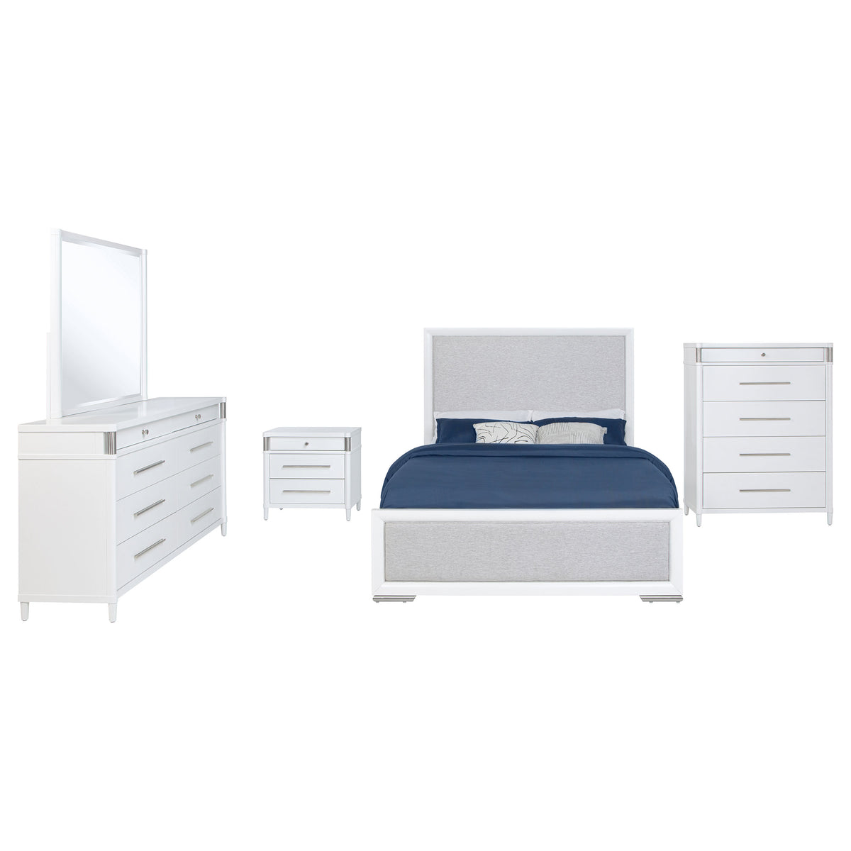 Gracemont 5-piece Bedroom Set White - California King