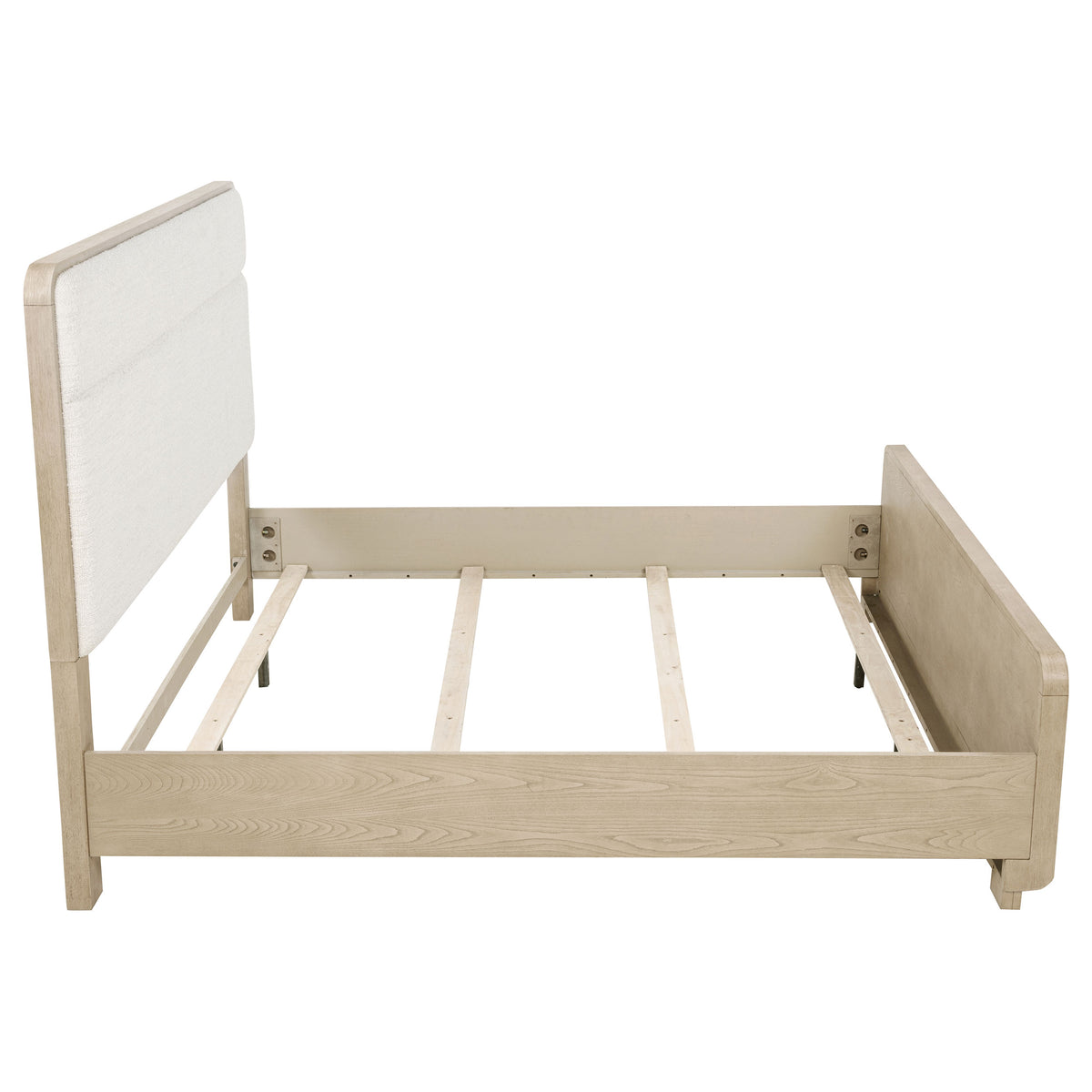 Ladera 56-inch Panel Bed Light Elm - Eastern King