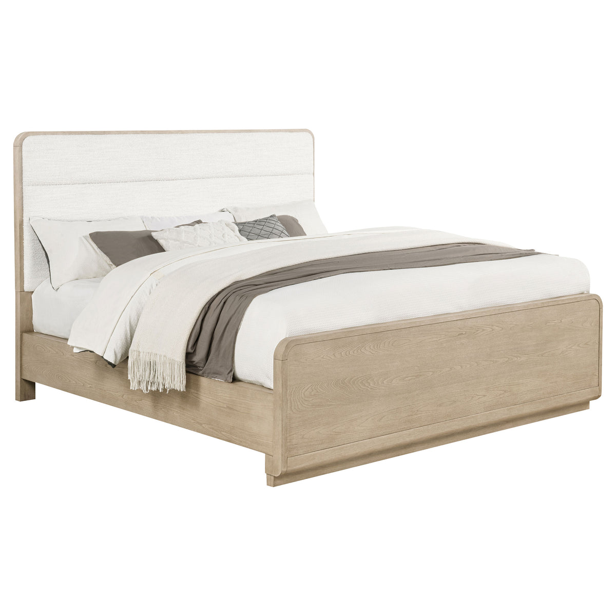 Ladera 56-inch Panel Bed Light Elm - California King