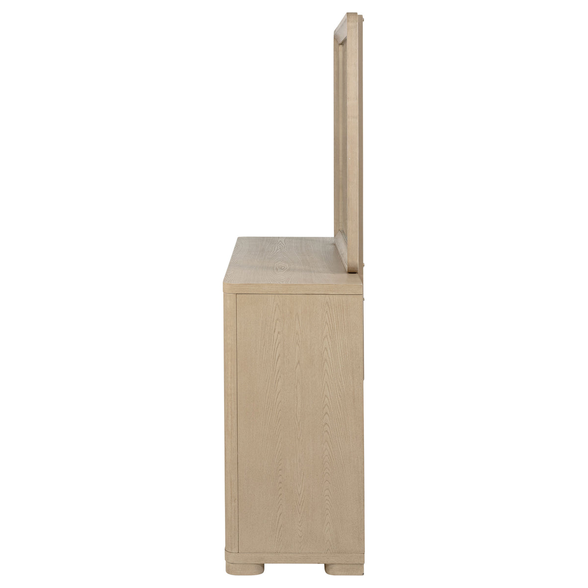 Ladera 6-drawer Bedroom Dresser Light Elm - With Mirror