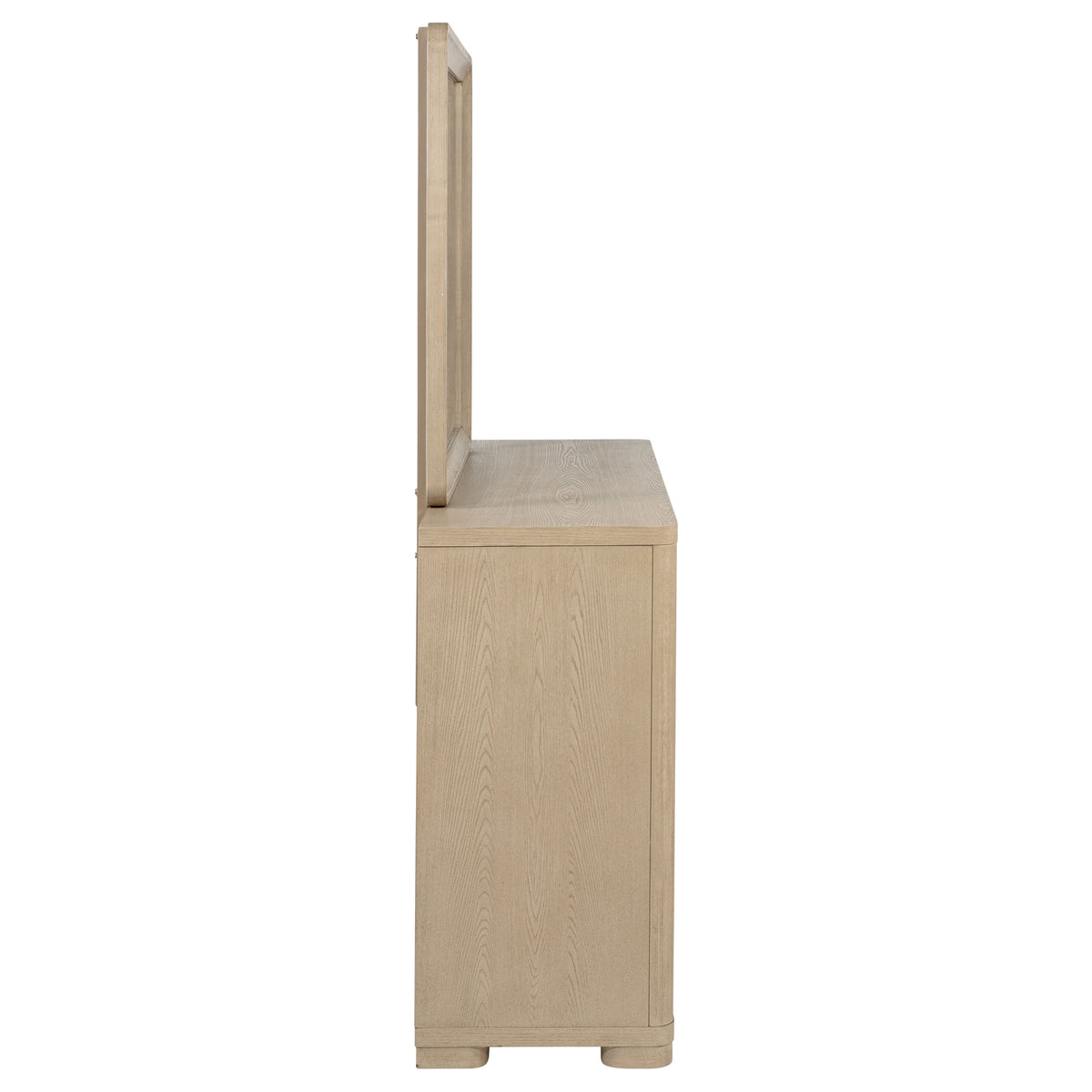 Ladera 6-drawer Bedroom Dresser Light Elm - With Mirror