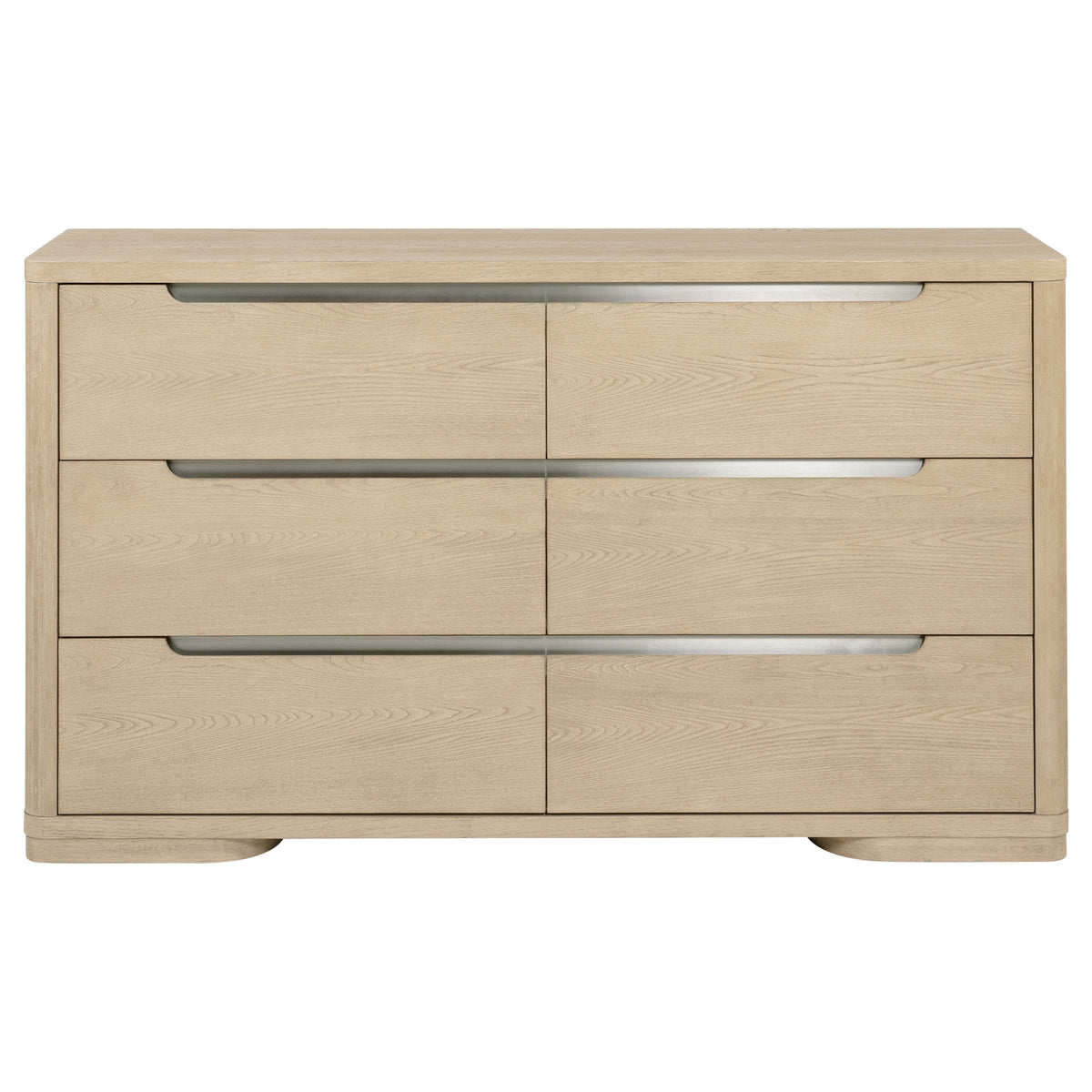 Ladera 6-drawer Bedroom Dresser Light Elm - Without Mirror