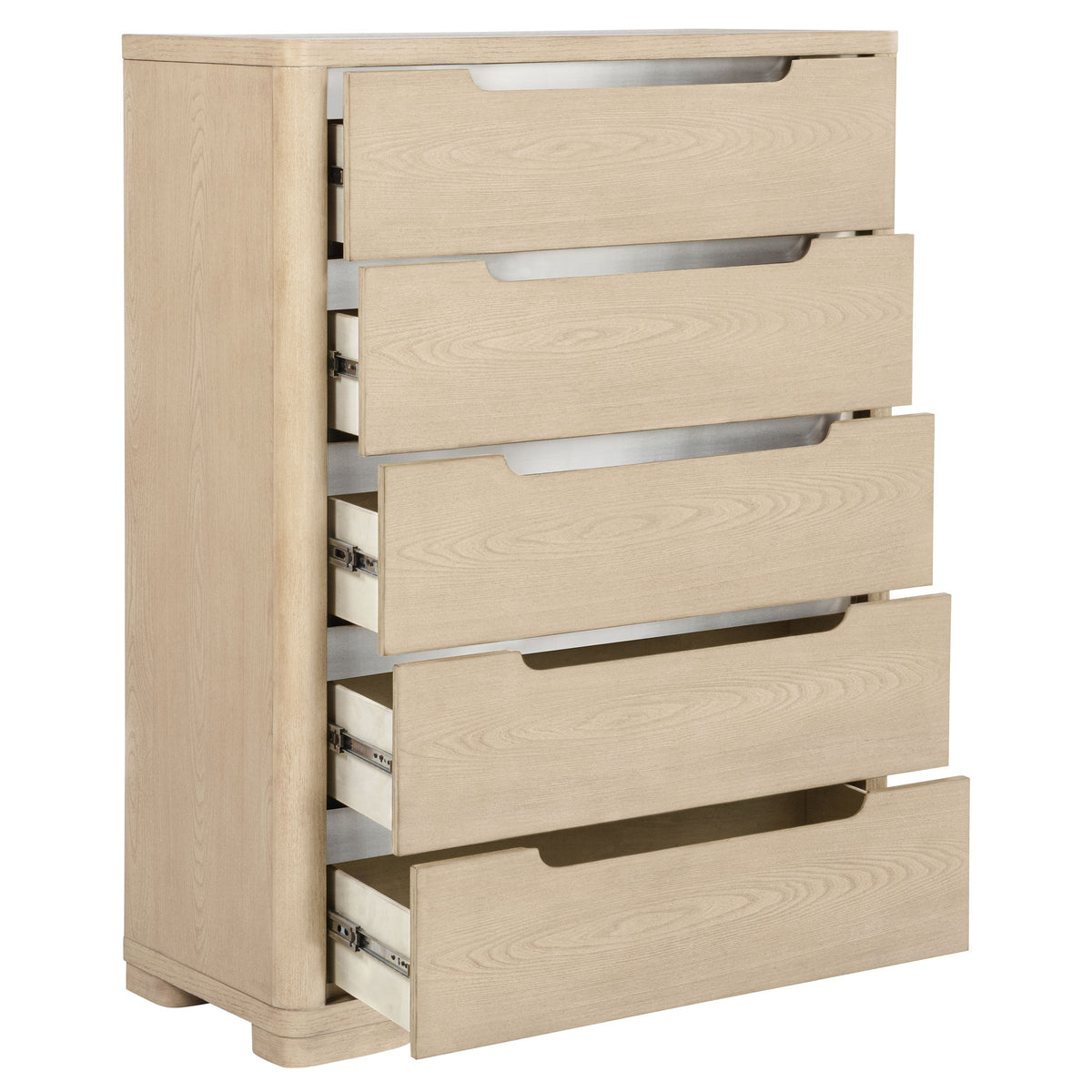 Ladera 5-drawer Bedroom Chest of Drawers Light Elm