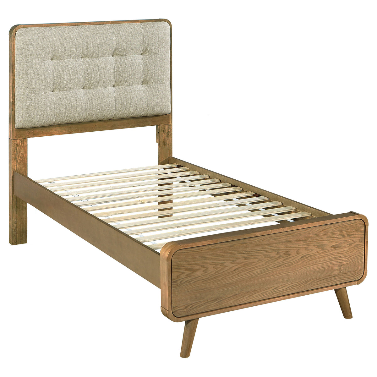 Robyn 5-piece Bedroom Set - Twin, Light Ash