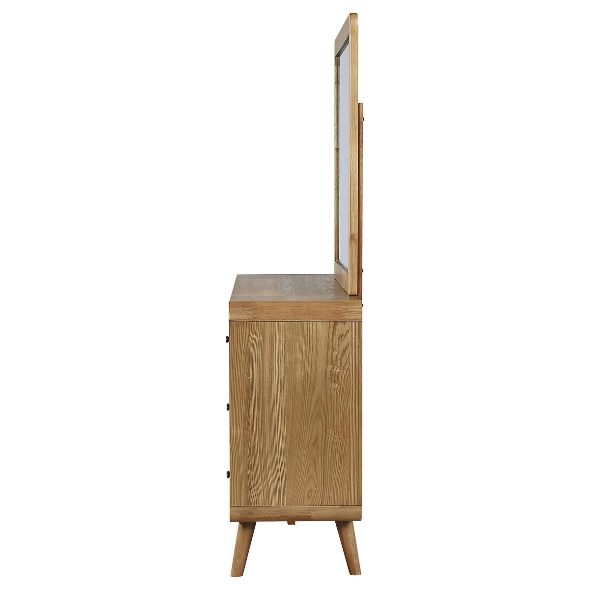 Robyn 6-drawer Dresser - Light Ash, With Mirror
