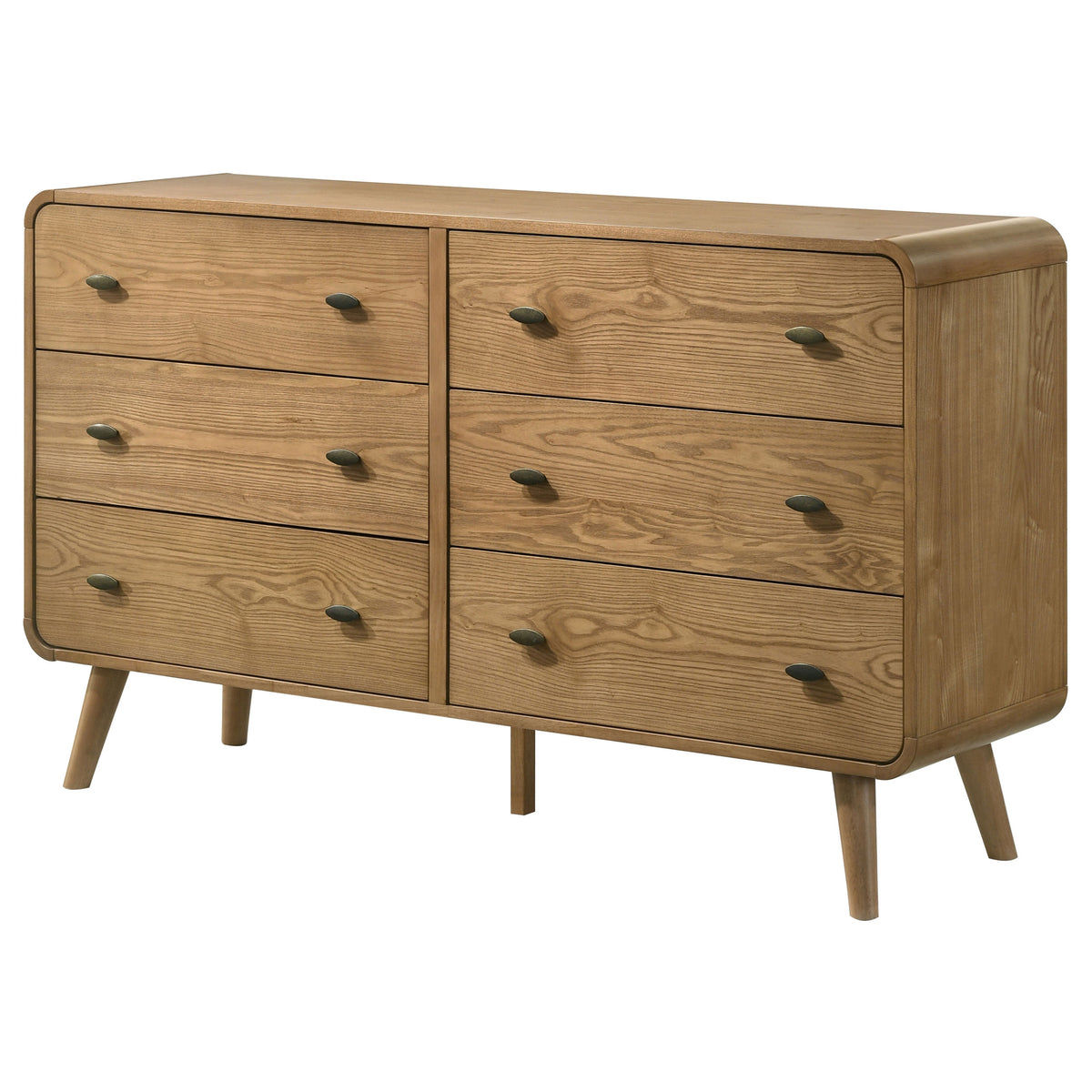Robyn 6-drawer Dresser - Light Ash, Without Mirror