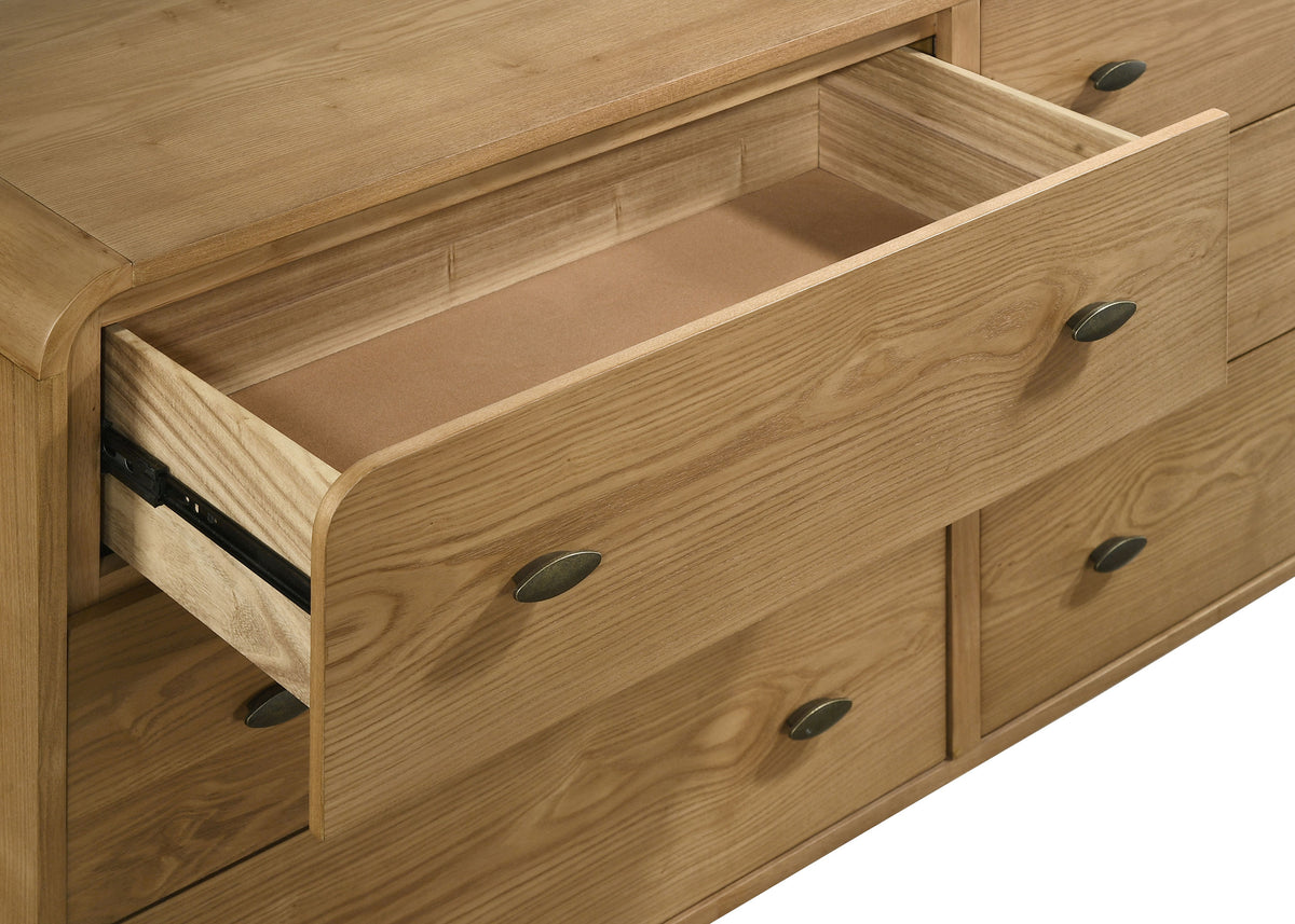 Robyn 6-drawer Dresser - Light Ash, Without Mirror