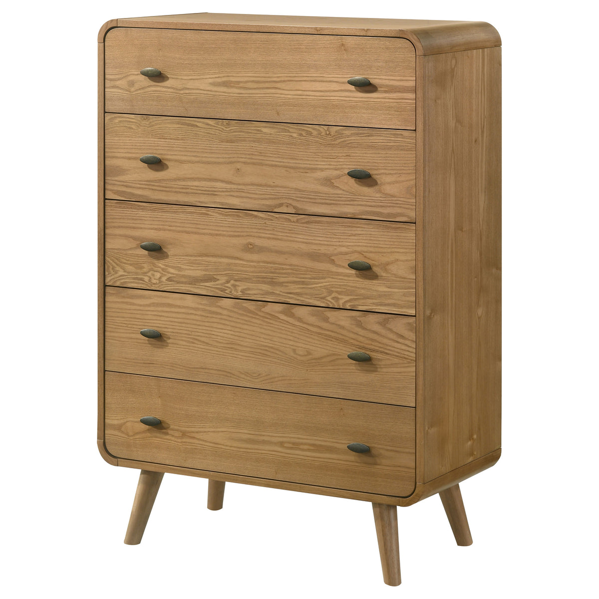 Robyn 5-drawer Bedroom Chest of Drawers - Light Ash