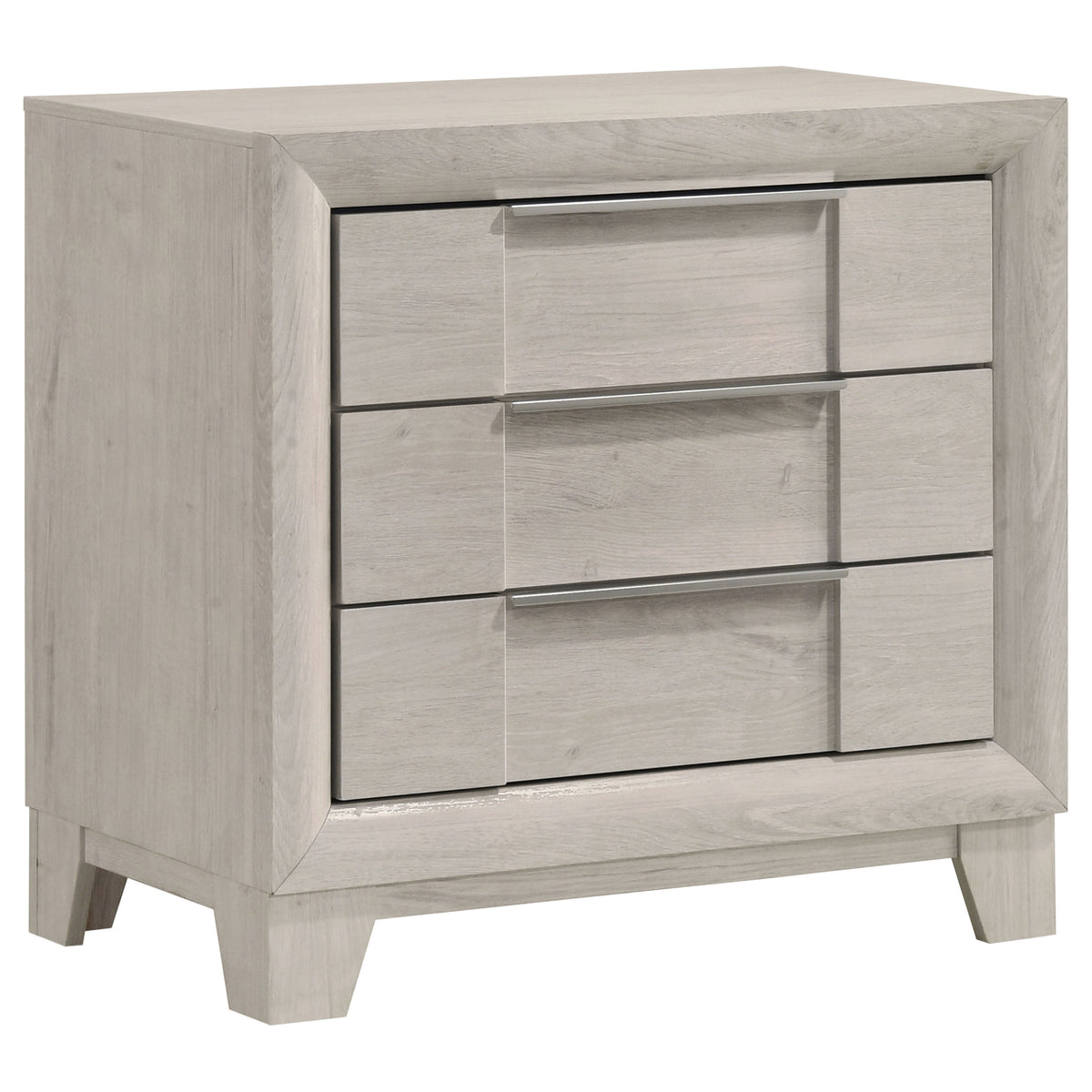 Farre 5-piece Bedroom Set - Eastern King, Washed Grey and Light Grey
