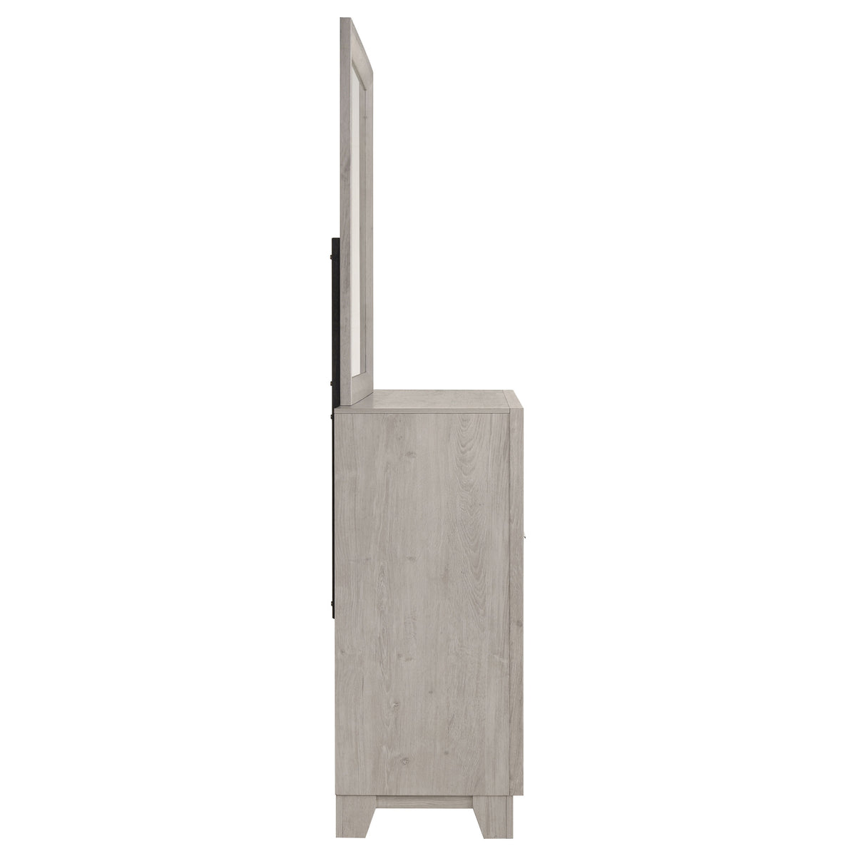 Farre 6-drawer Dresser - Washed Grey, With Mirror