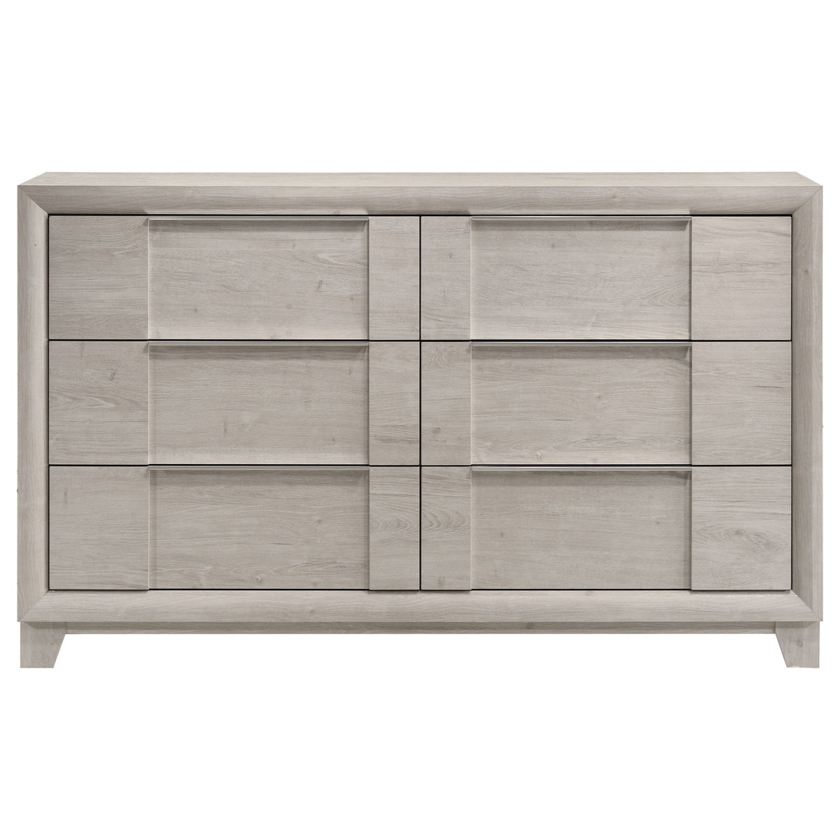 Farre 6-drawer Dresser - Washed Grey, Without Mirror