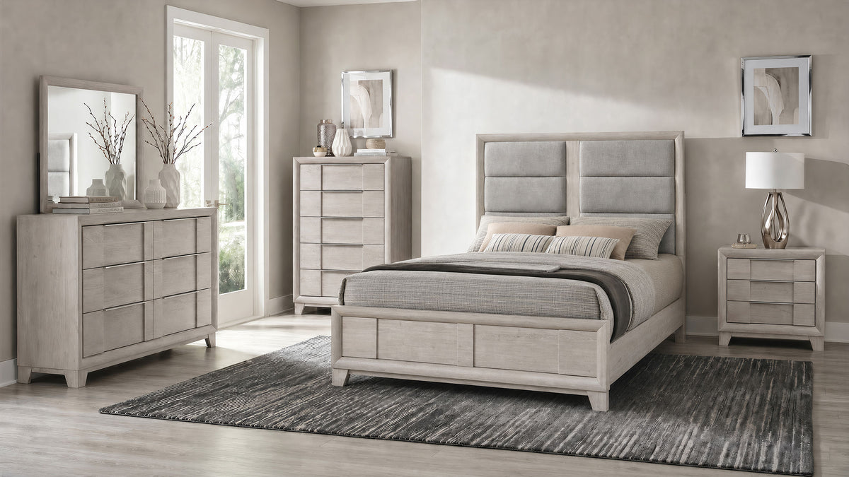 Farre Dresser Mirror - Washed Grey