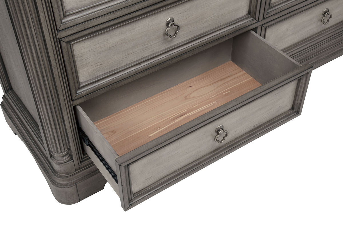 Cresswell 4-piece Storage Bedroom Set Weathered Taupe - California King
