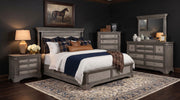 Cresswell 5-piece Bedroom Set Weathered Taupe - Eastern King