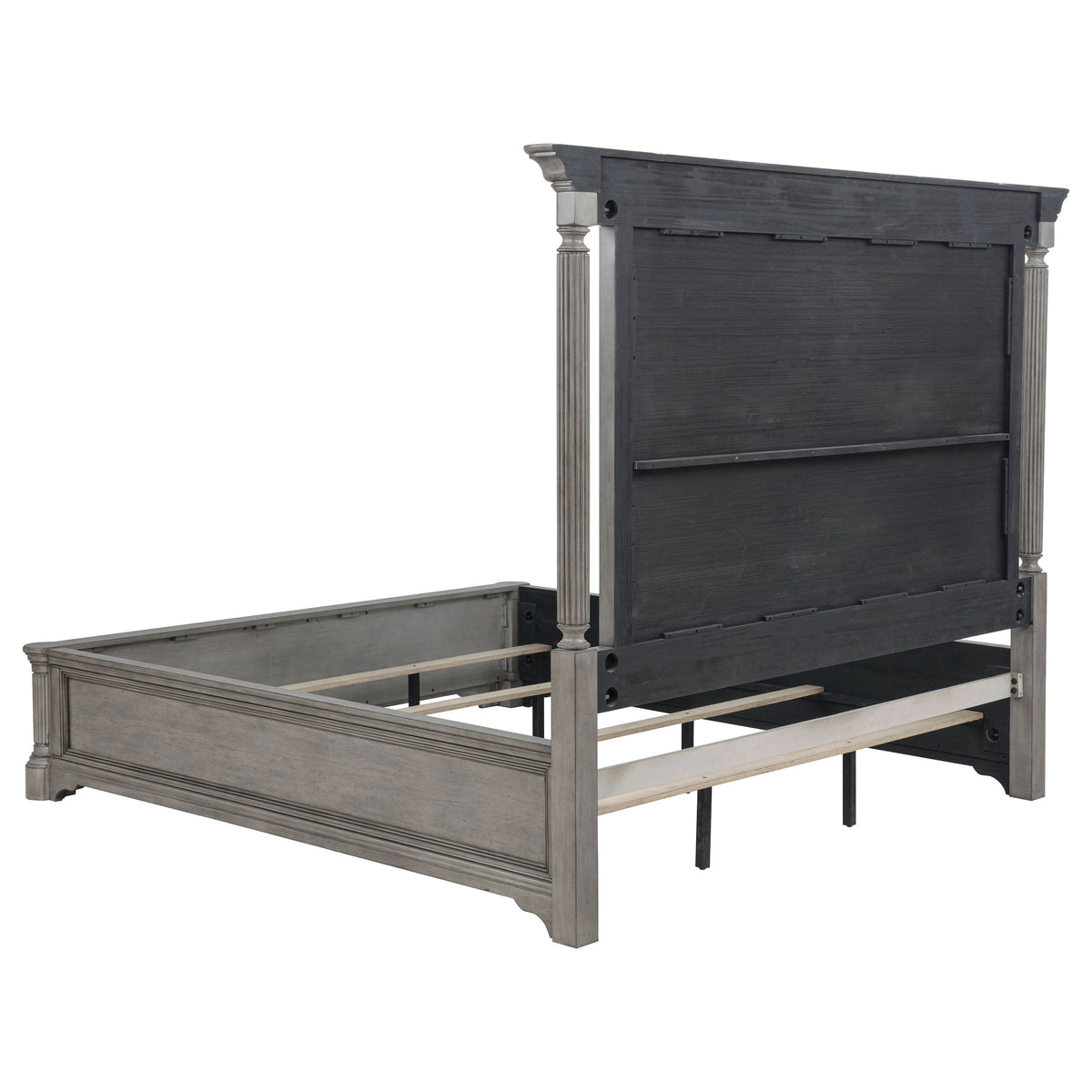 Cresswell Upholstered Panel Bed Weathered Taupe - Eastern King