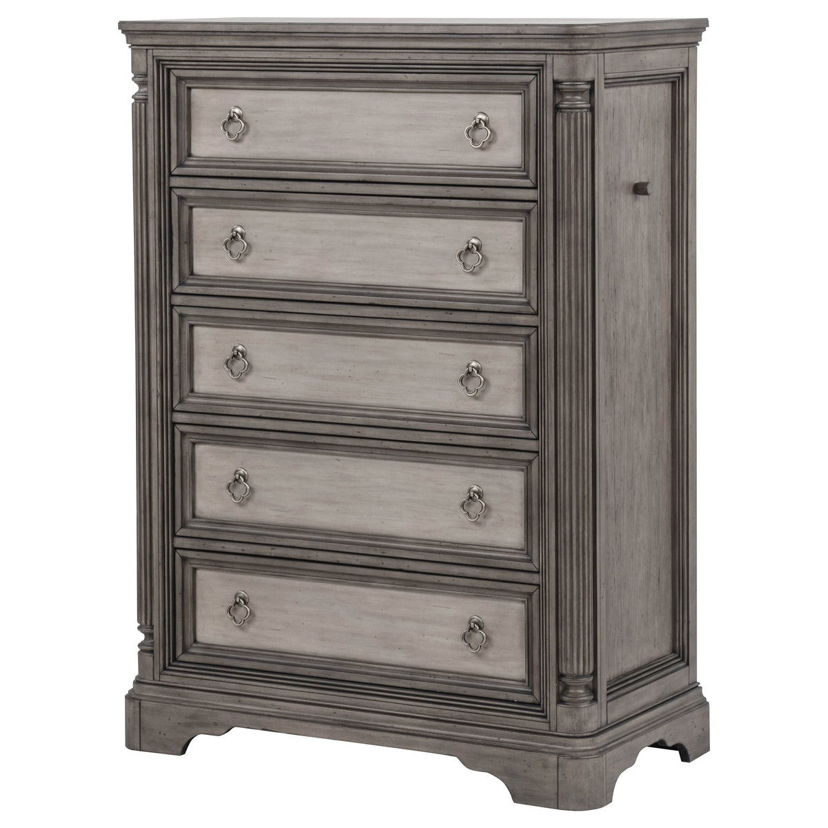 Cresswell 5-drawer Chest of Drawers Weathered Taupe