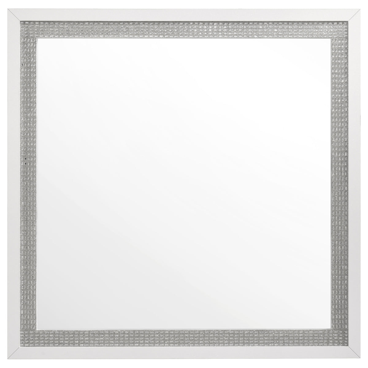 Viana 4-Piece Touch-Control LED Bedroom Set White High Gloss - Eastern King