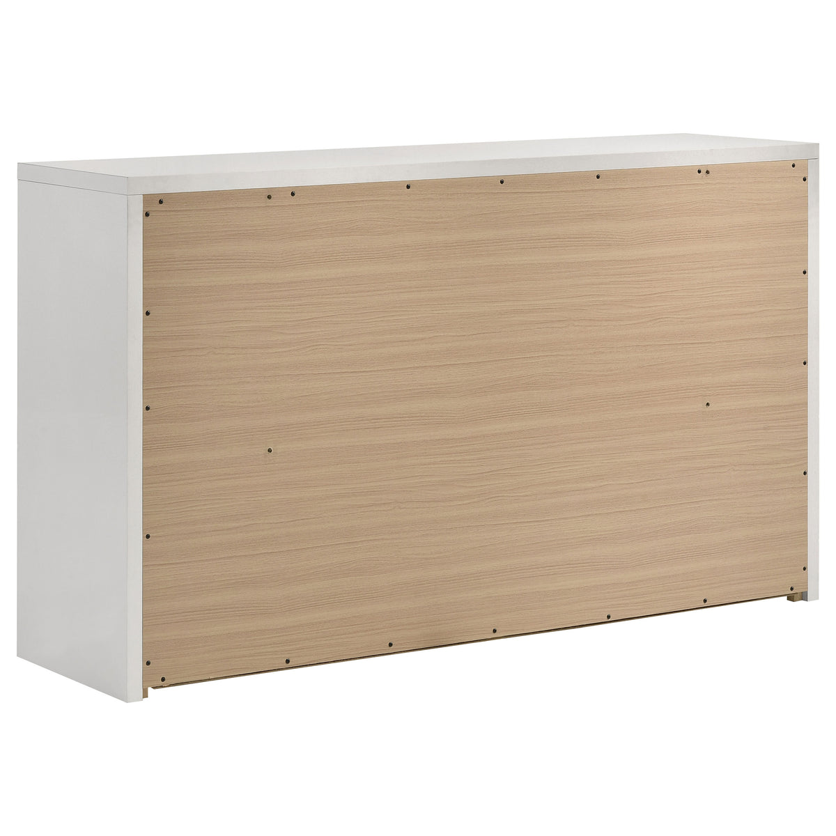 Viana 4-Piece Touch-Control LED Bedroom Set White High Gloss - Queen