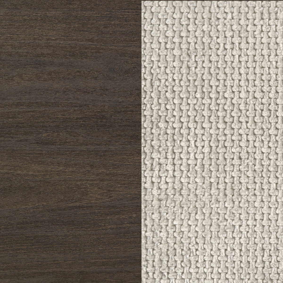 Farre Upholstered Panel Bed - Eastern King, Dark Brown and Beige
