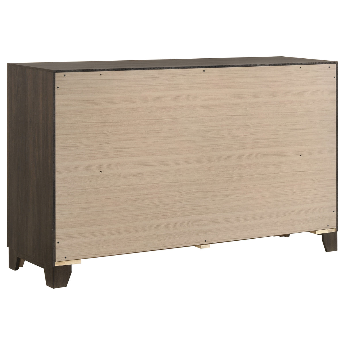 Farre 6-drawer Dresser - Dark Brown, Without Mirror