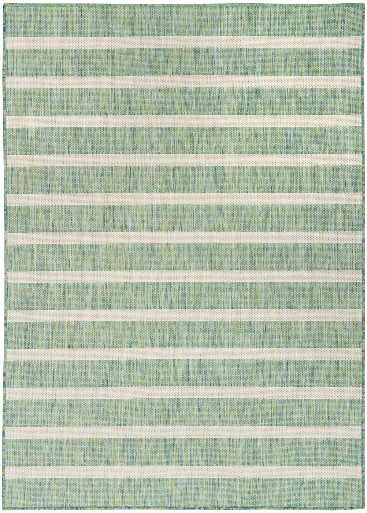 Positano POS03 Blue Green Ivory Rug - Rectangle