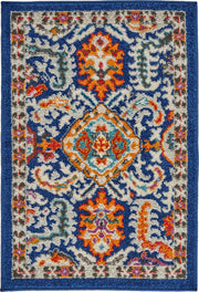Passion PSN32 Blue Multicolor Rug - Rectangle