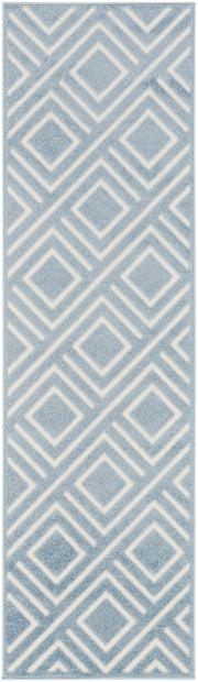 Care Free CAF03 Blue Rug - Runner