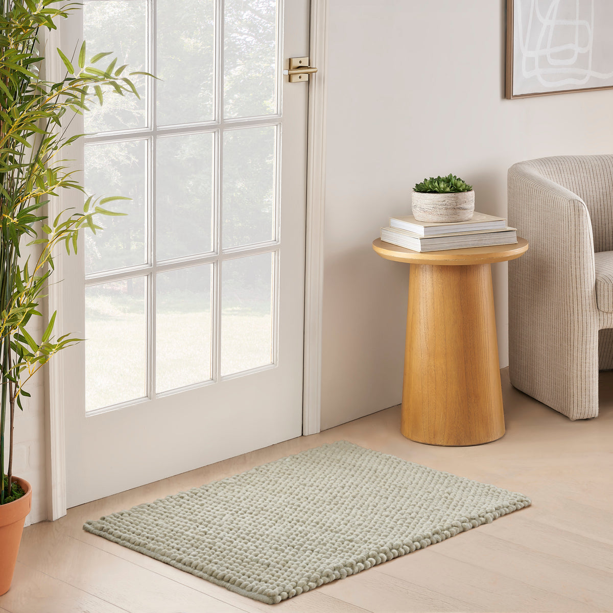 Pure Knots KNT01 Sage Rug - room scene