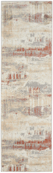 CK005 Enchanting ECH02 Grey Rust Rug - Runner