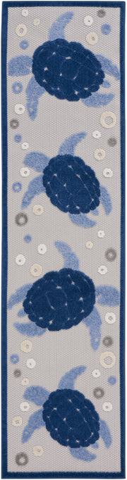 Aloha ALH27 Navy Blue Rug - Runner