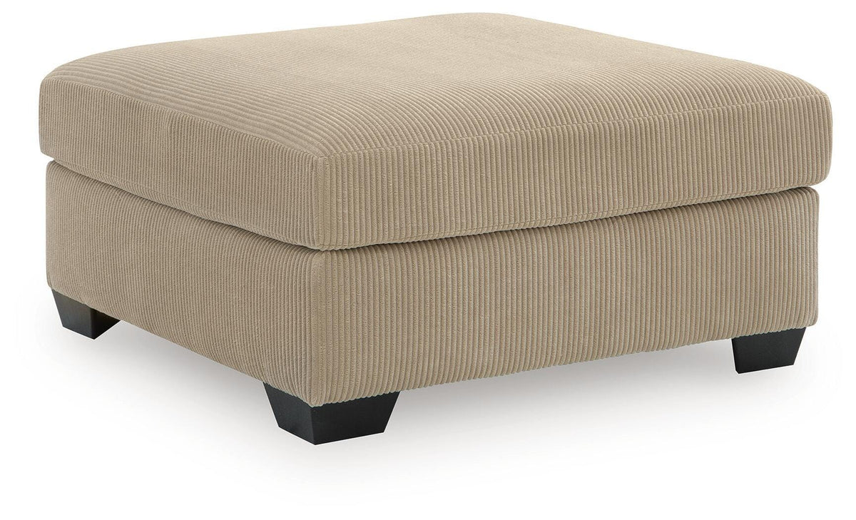 SimpleJoy Oversized Accent Ottoman Velvet Chenille