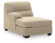 SimpleJoy LAF Corner Chaise Velvet Chenille