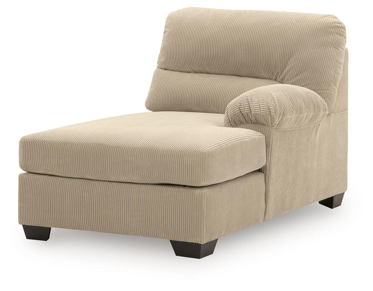 SimpleJoy RAF Corner Chaise Velvet Chenille