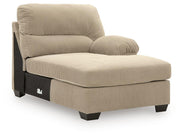 SimpleJoy RAF Corner Chaise Velvet Chenille