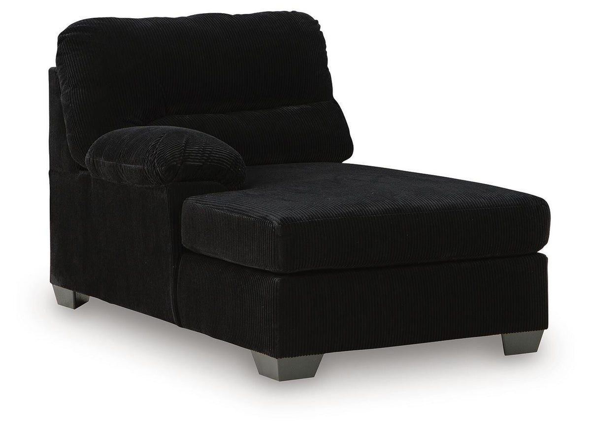 SimpleJoy LAF Corner Chaise Velvet Chenille