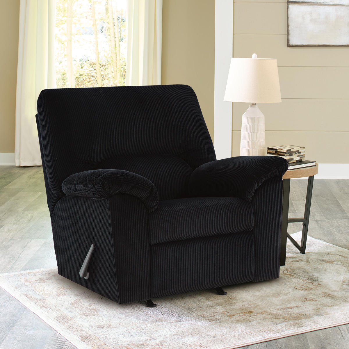 SimpleJoy Rocker Recliner Velvet Chenille