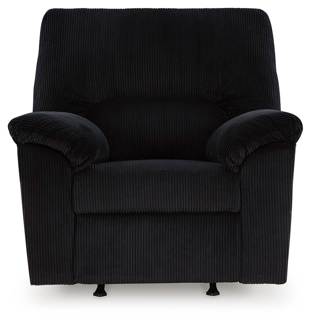 SimpleJoy Rocker Recliner Velvet Chenille