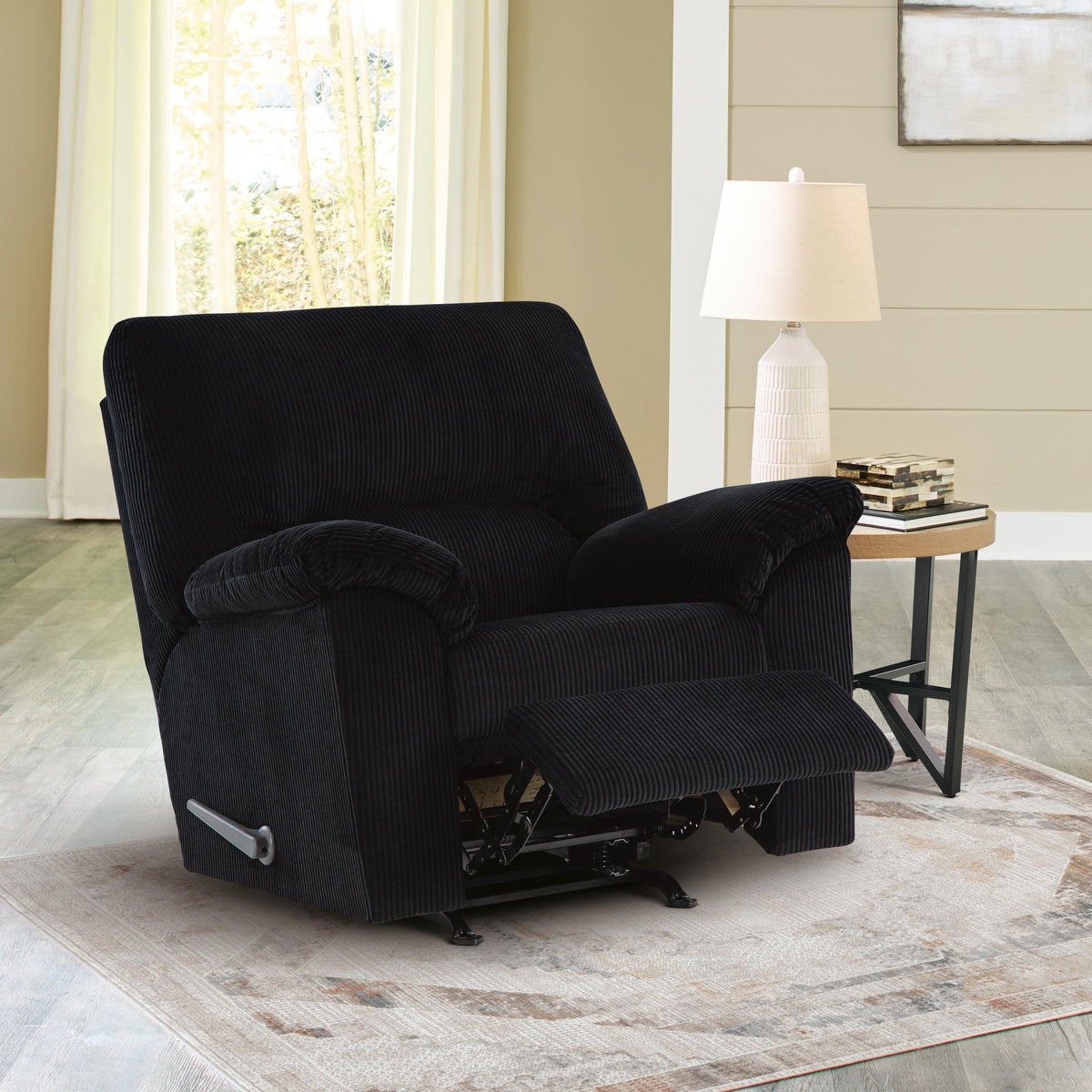 SimpleJoy Rocker Recliner Velvet Chenille
