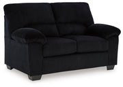 SimpleJoy Loveseat Velvet Chenille