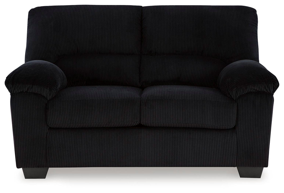 SimpleJoy Loveseat Velvet Chenille