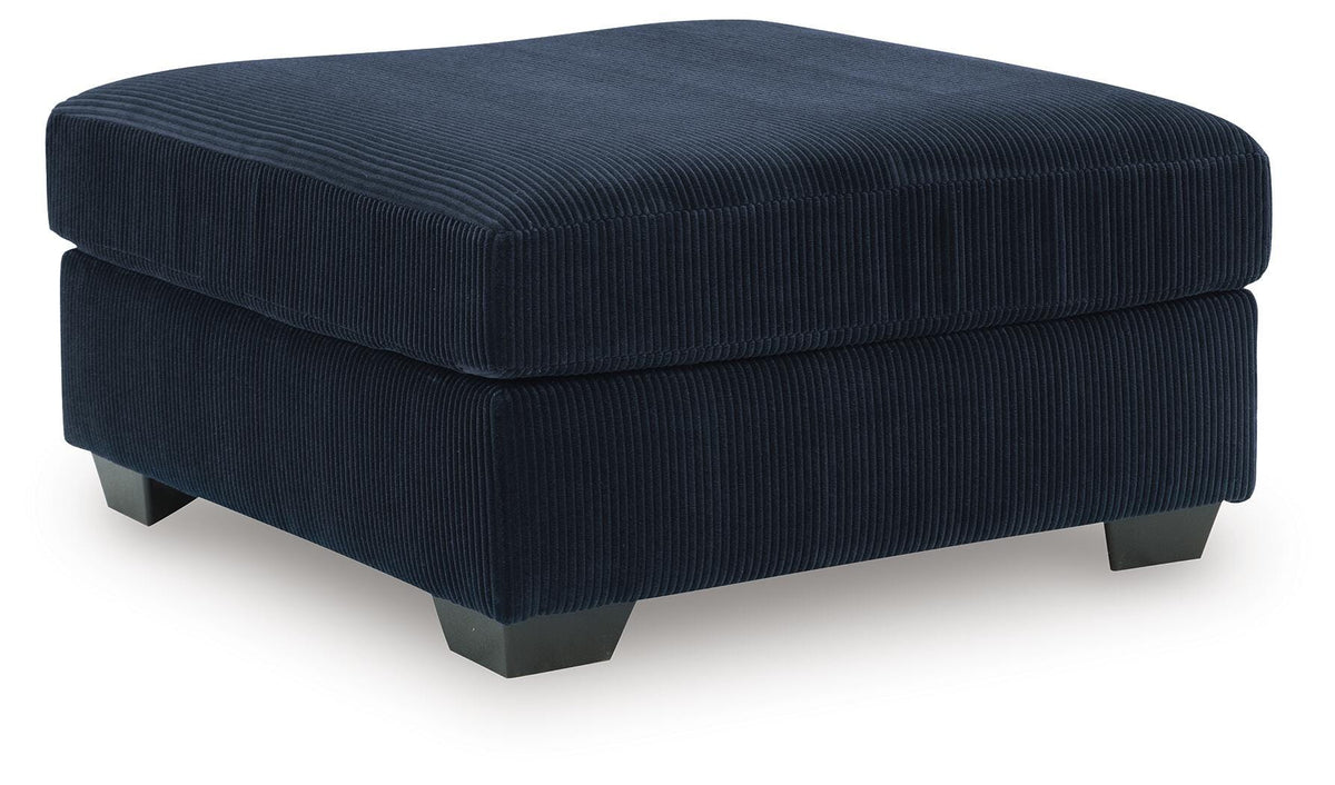 SimpleJoy Oversized Accent Ottoman Velvet Chenille