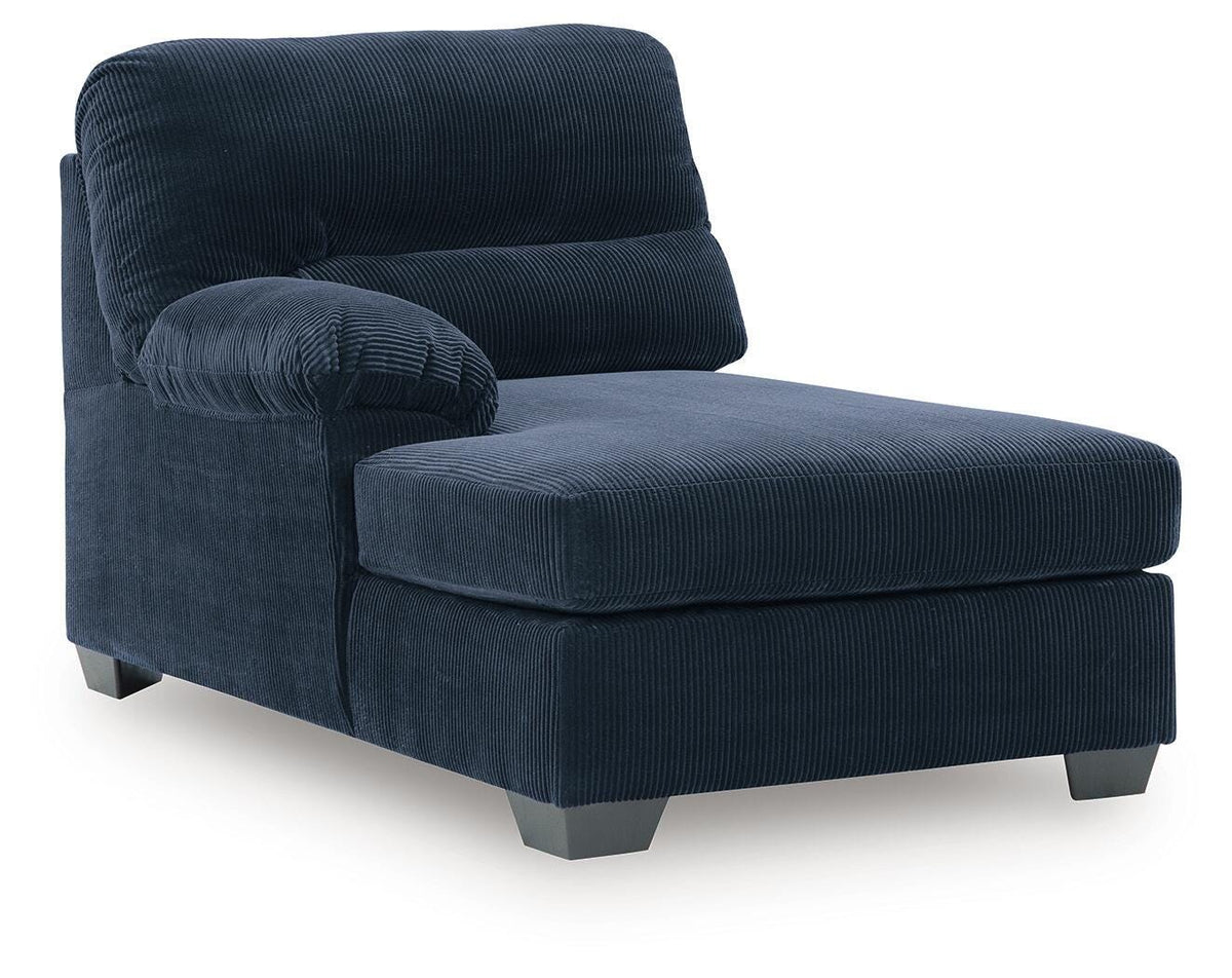 SimpleJoy LAF Corner Chaise Velvet Chenille